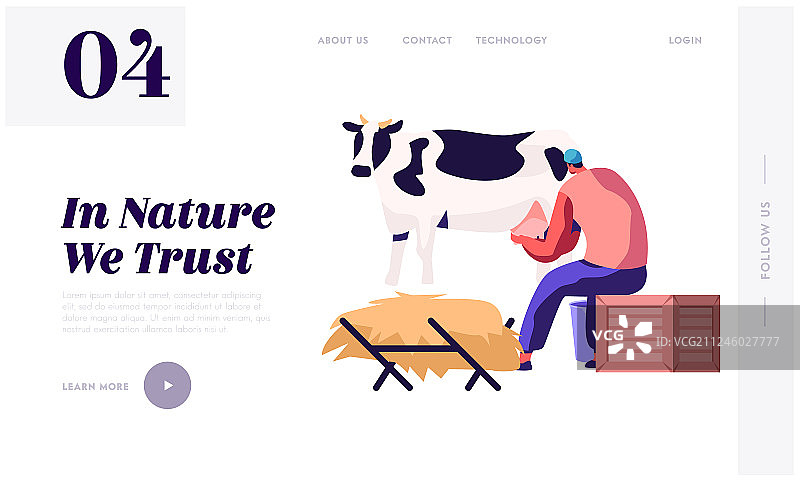 制服女子挤牛奶图片素材