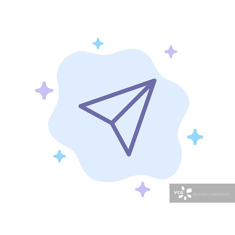 抽象云上的instagram蓝色图标图片素材