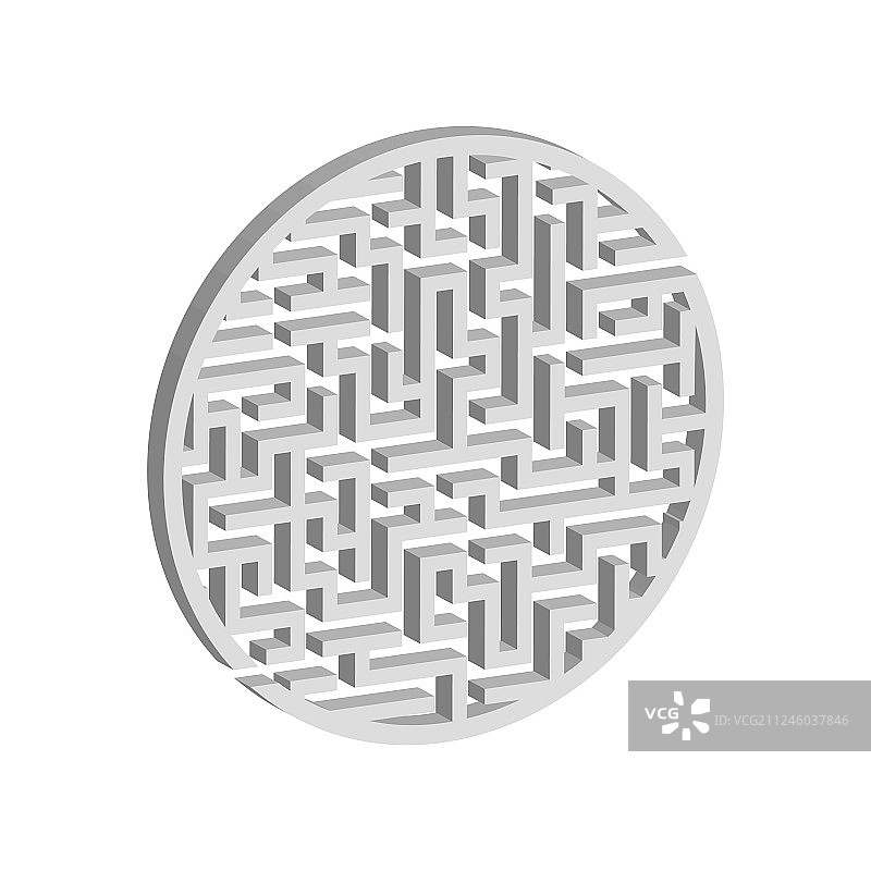 儿童和成人适用的高难度大型迷宫游戏图片素材