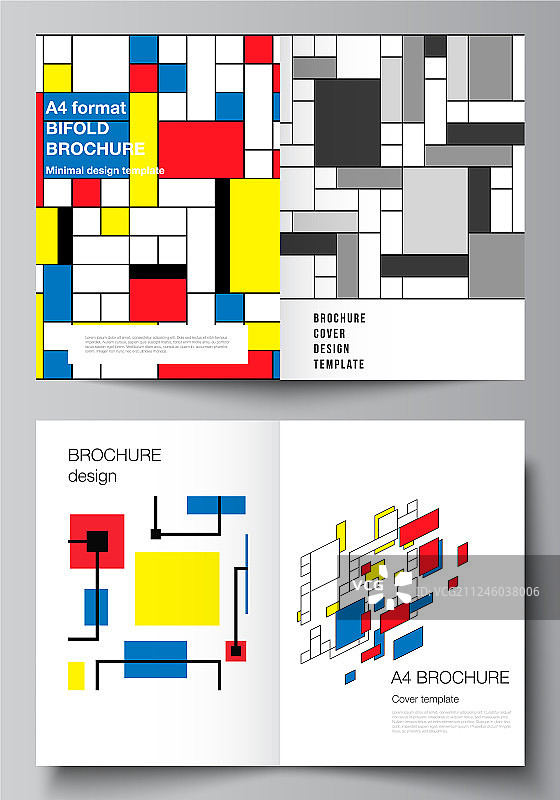 现代A4封面布局图片素材