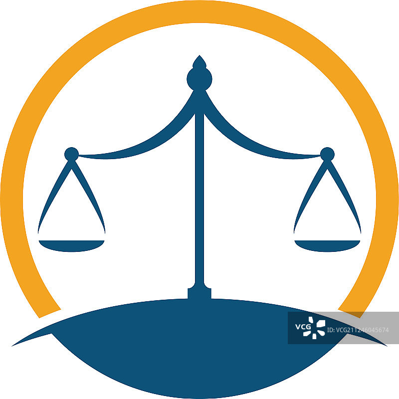 正义法律标志模板图片素材
