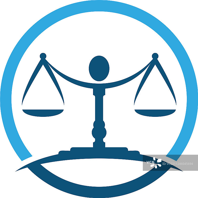 正义法律标志模板图片素材