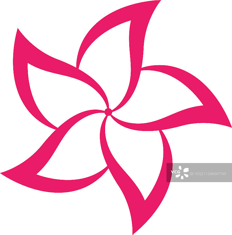 鲜花美妆图标设计图片素材