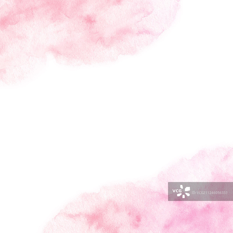 手绘粉色水彩边框纹理图片素材