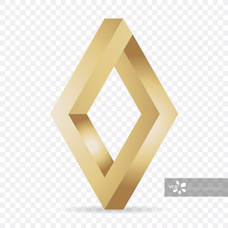 不可能的形状灰色菱形抽象物体图片素材