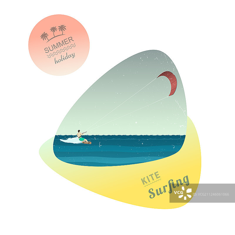 男子玩尾波滑水图片素材