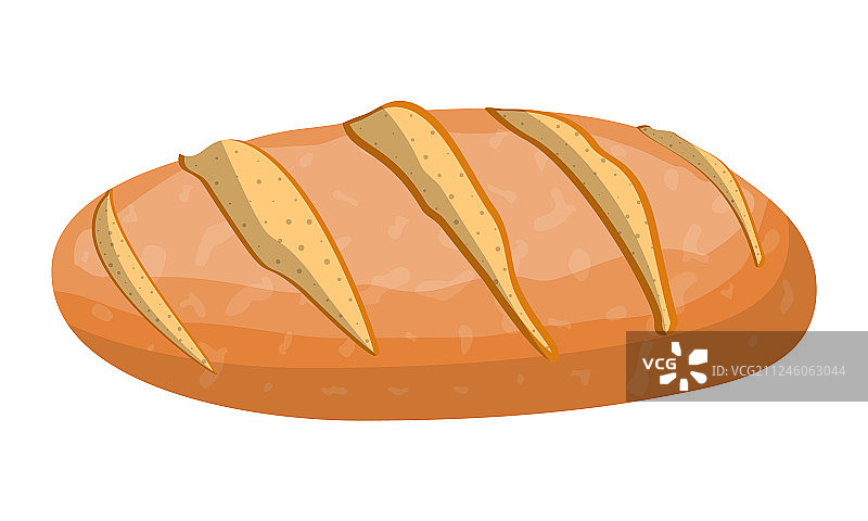 小麦面包卷图片素材