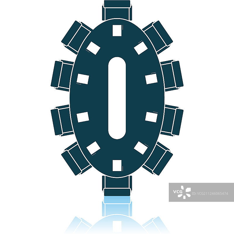 谈判桌图标图片素材