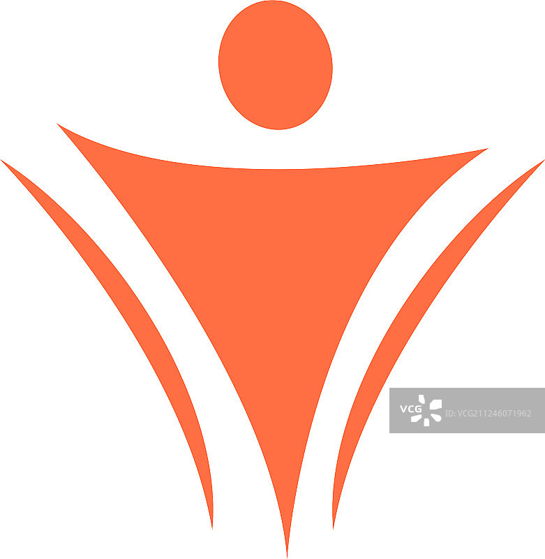 人物图标Logo设计模板图片素材