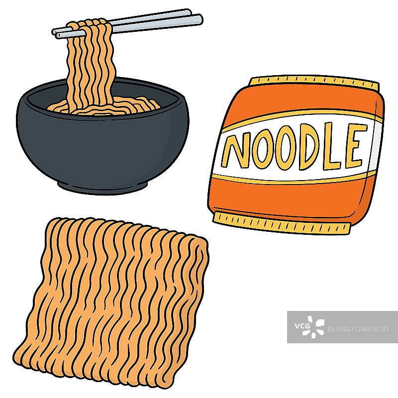 面条套装图片素材