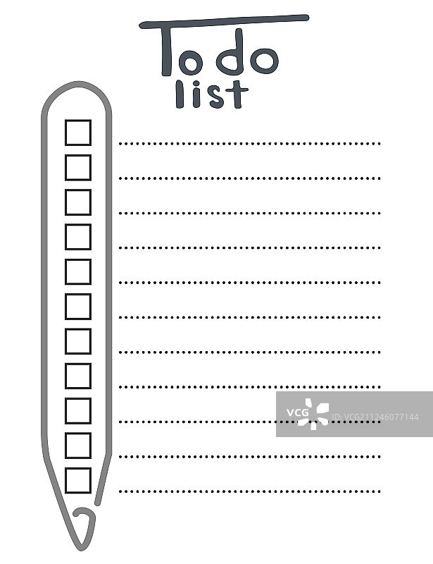 待办事项清单图片素材