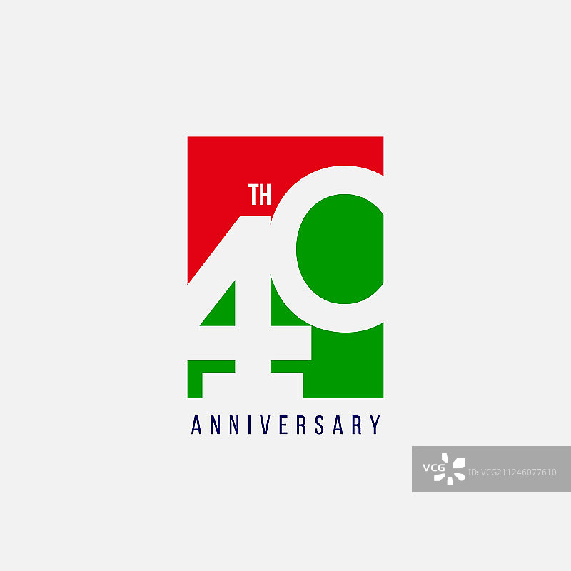 40周年纪念模板设计图片素材