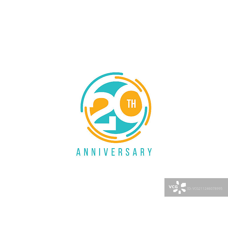 20周年纪念模板设计图片素材