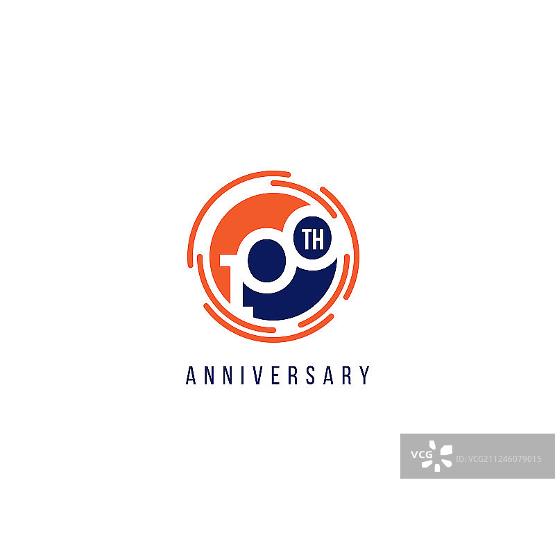 100周年纪念模板设计图片素材