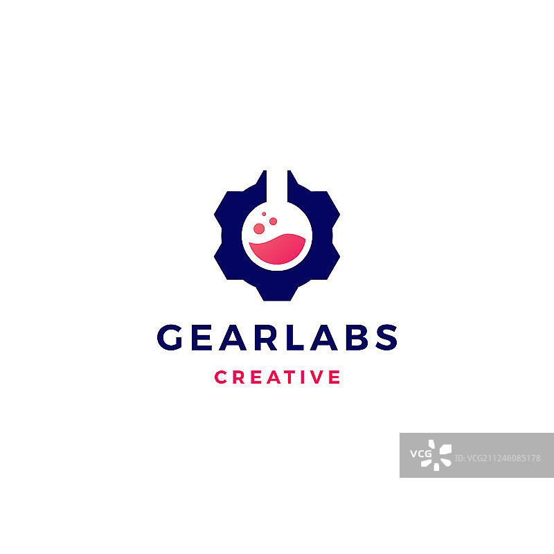 齿轮实验室logo图标图片素材