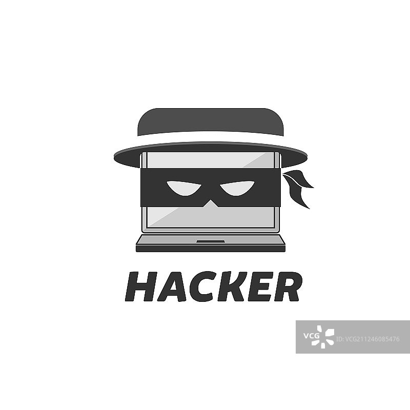 黑客Logo设计图片素材