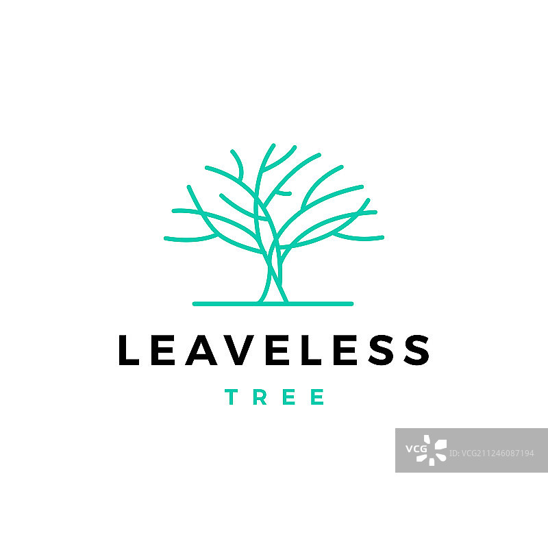 无叶树logo图标图片素材