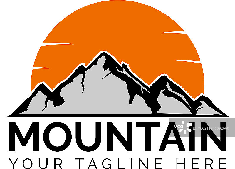 山峰Logo设计图片素材