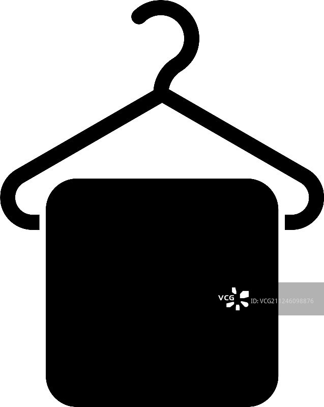 衣架上的毛巾图片素材