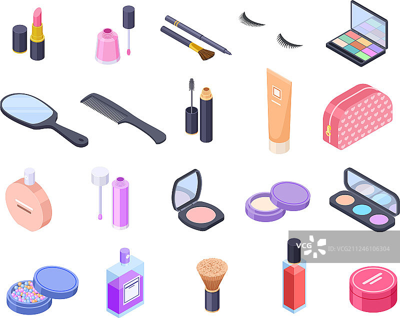 2.5D化妆品产品瓶图片素材