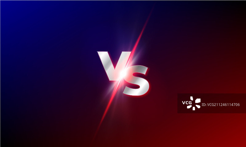 VS对战背景，红蓝MMA格斗图片素材