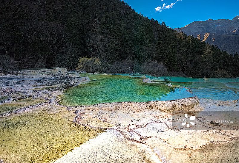 黄龙自然保护区图片素材