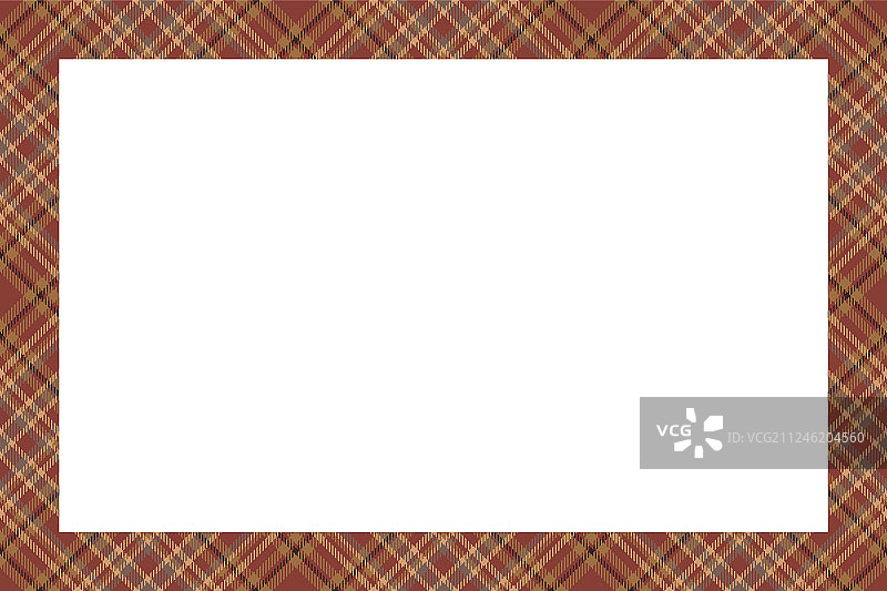 复古框苏格兰边界图案复古图片素材