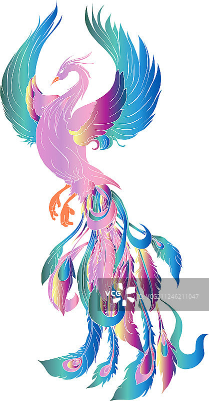 火凤凰图片素材