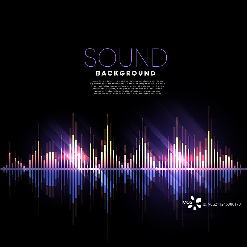 音乐音轨音频图案声音背景图片素材