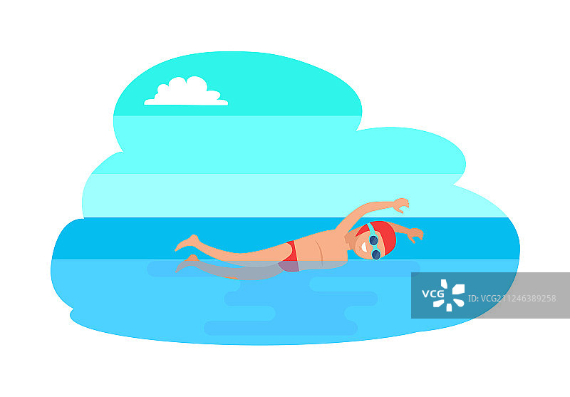 蝴蝶运动笔触男人图片素材