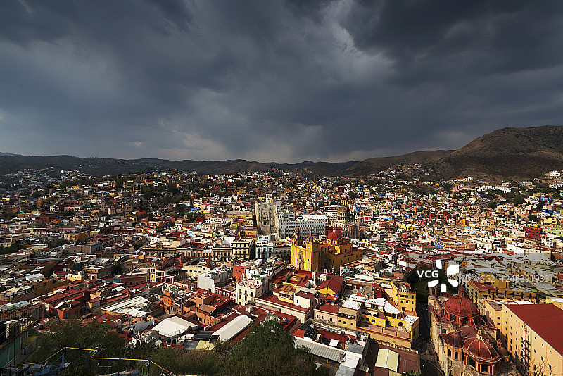 墨西哥著名古城瓜纳华托图片素材