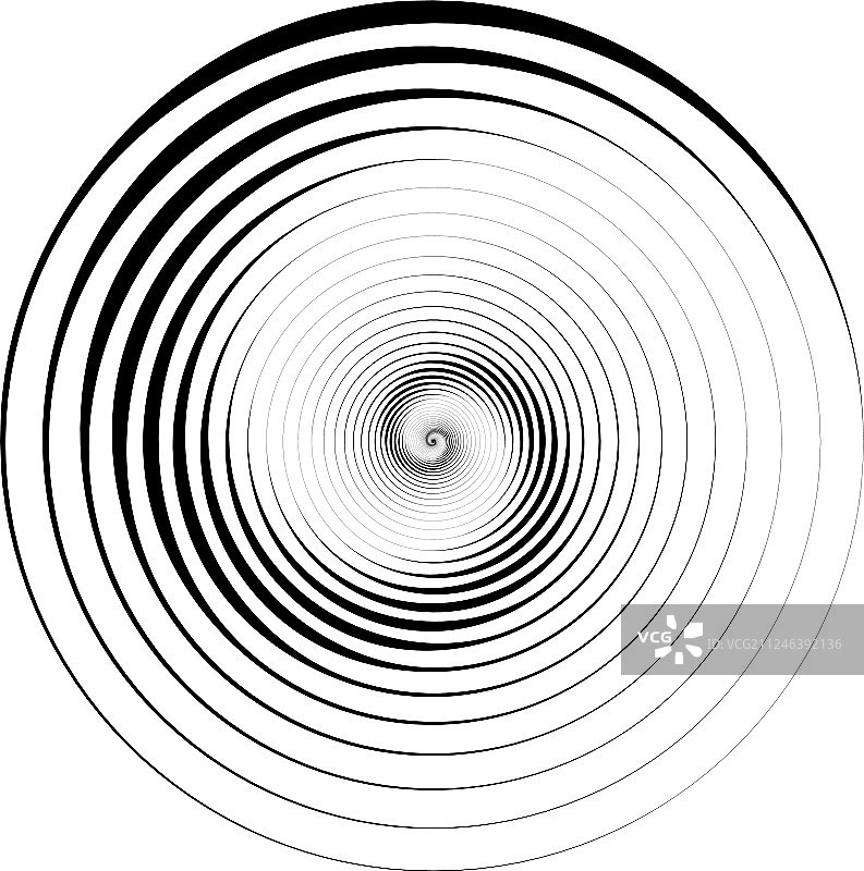 圆形几何图案抽象灰度图片素材
