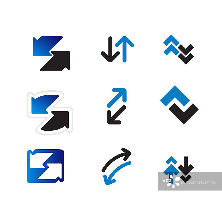 箭头符号图标合集图片素材