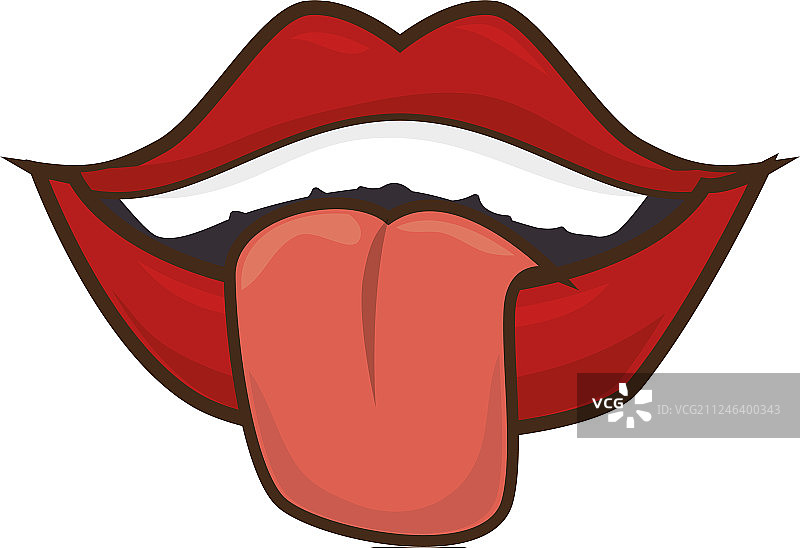 漫画嘴巴图标图片素材