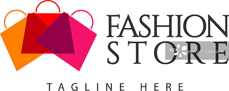 时尚商店Logo模板设计图片素材