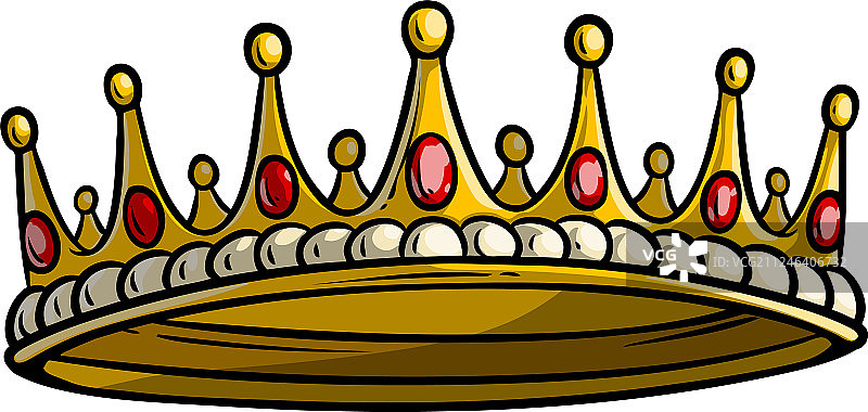卡通金色皇冠图片素材