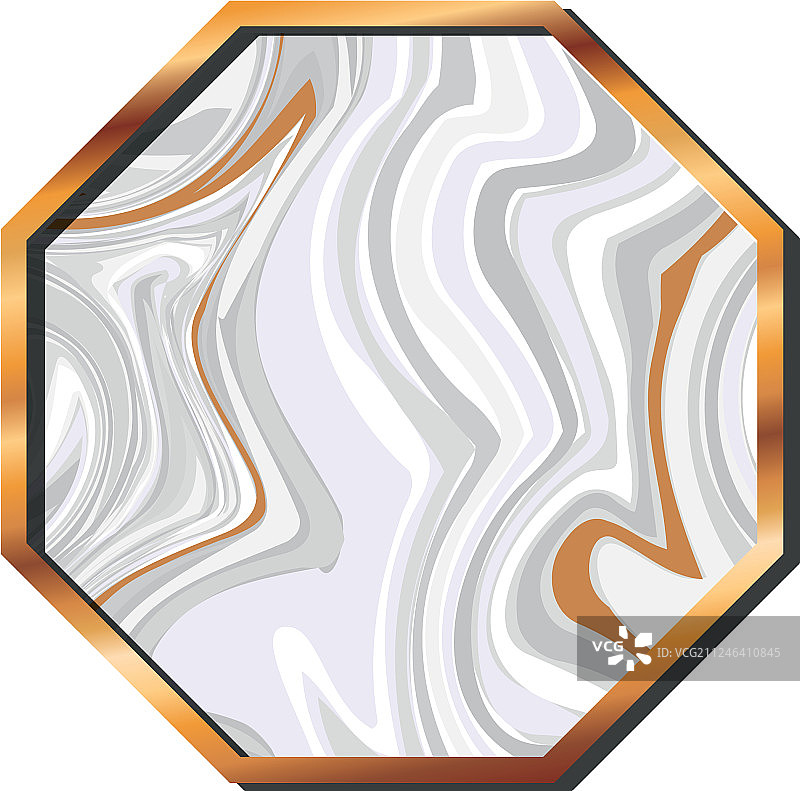 维多利亚金色边框图标图片素材