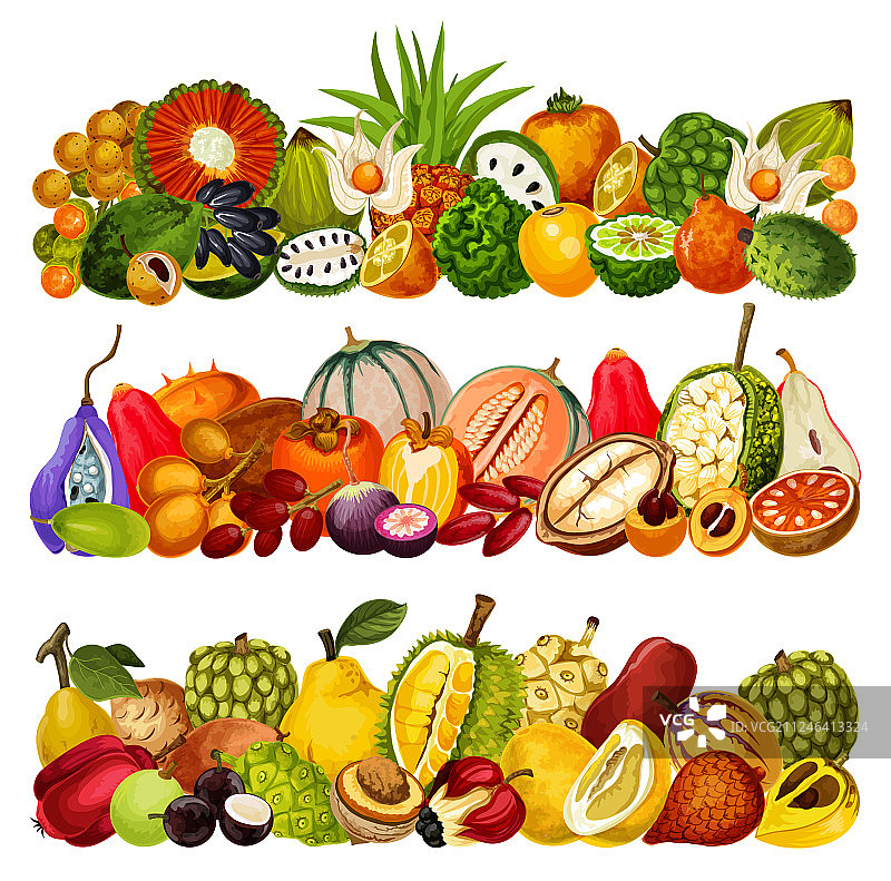 热带水果种植园农业丰收图片素材