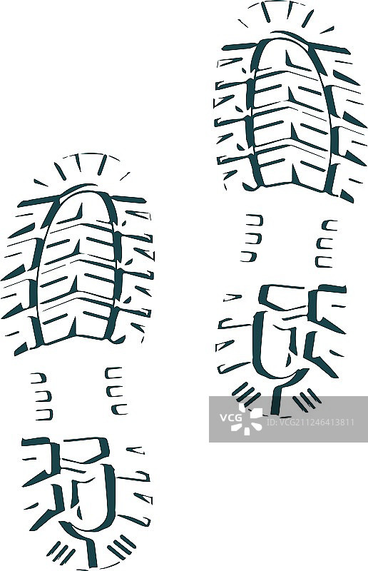 脚印图标图片素材