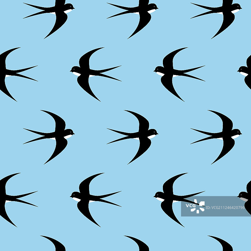 燕子飞鸟图案图片素材
