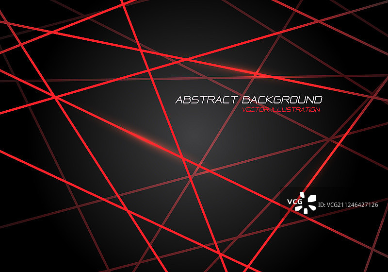 红线激光十字光效深灰色背景图片素材