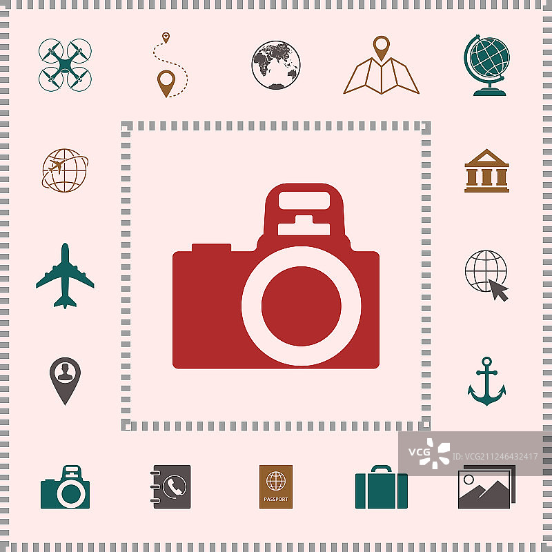 摄像头符号图标设计元素图片素材