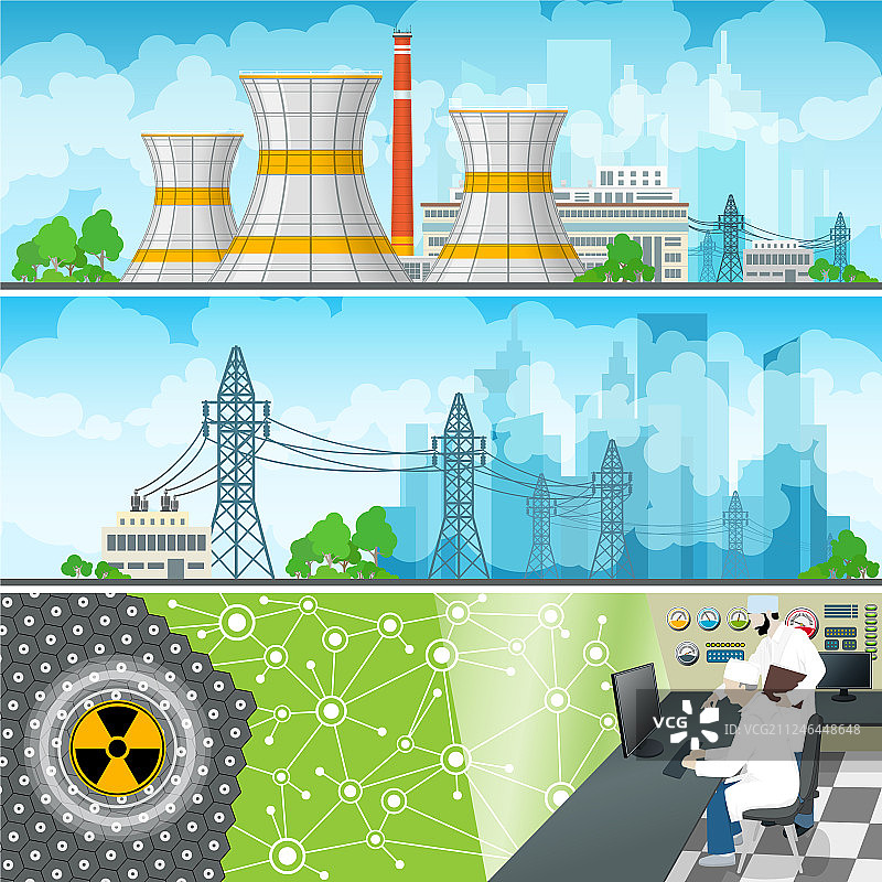 核电站横幅图片素材