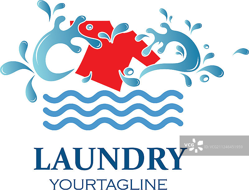 洗衣服务logo图标图片素材