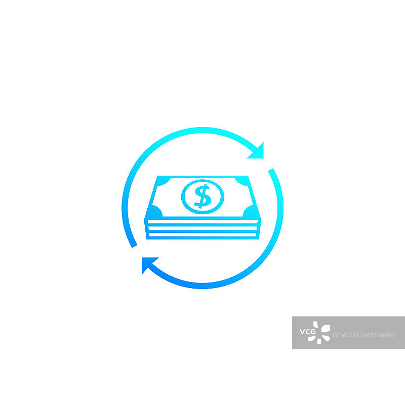 现金流回报图标图片素材