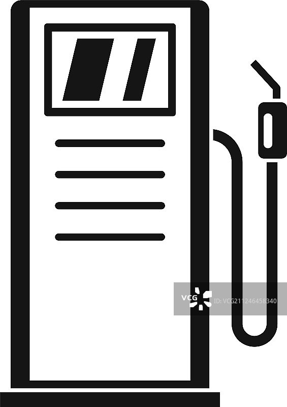 简约风格加油站图标图片素材