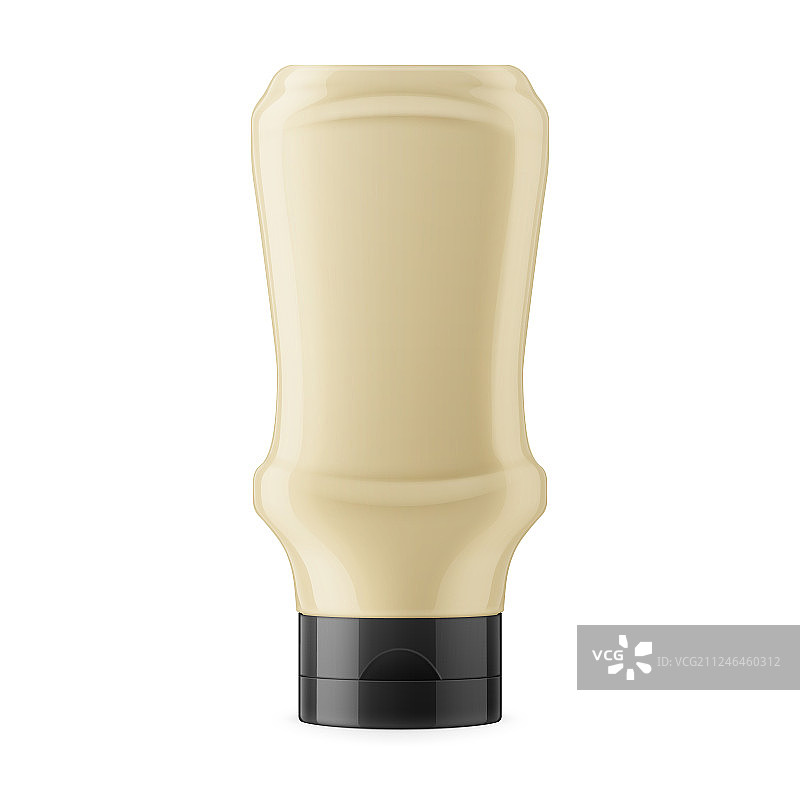 带酱汁的光滑塑料瓶图片素材