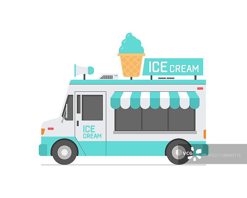 冰淇淋车图片素材