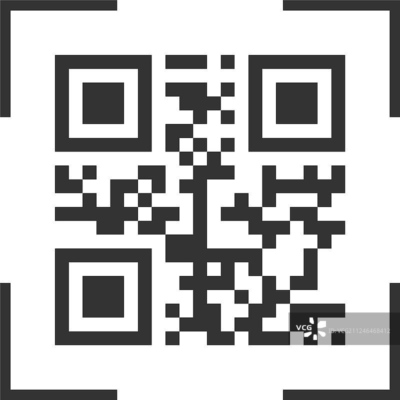 智能手机扫描二维码示例图片素材