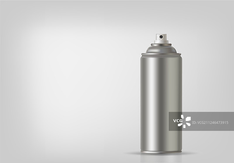 灰色背景上的气溶胶喷雾图片素材